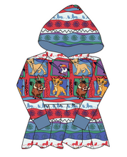 Load image into Gallery viewer, 90s Lion Quilt Peplum Hoodie (or Crewneck)