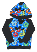 Load image into Gallery viewer, Floatie Mouse Ears Classic Hoodie (or Crewneck)