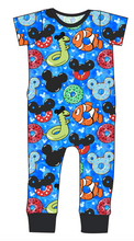 Load image into Gallery viewer, Floatie Mouse Ears Emmett Pants And Shorts T-Shirt Romper