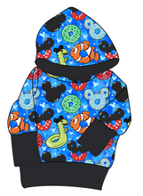 Load image into Gallery viewer, Floatie Mouse Ears Grow With Me Hoodie (or Crewneck)