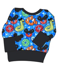 Load image into Gallery viewer, Floatie Mouse Ears Grow With Me Hoodie (or Crewneck)