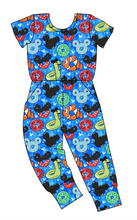 Load image into Gallery viewer, Floatie Mouse Ears Ladies Pants Length Ivy Romper