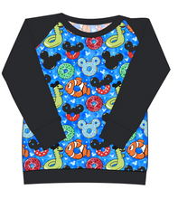 Load image into Gallery viewer, Floatie Mouse Ears Ladies' Classic Crewneck
