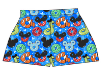 Load image into Gallery viewer, Floatie Mouse Ears Ladies' Lounge Shorts