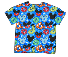 Load image into Gallery viewer, Floatie Mouse Ears Ladies' Oversized Tee