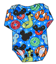 Load image into Gallery viewer, Floatie Mouse Ears Lap Neck Bodysuit