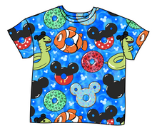Load image into Gallery viewer, Floatie Mouse Ears Oversized Tee