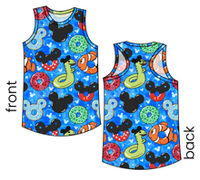 Load image into Gallery viewer, Floatie Mouse Ears Summer Tank
