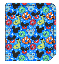 Load image into Gallery viewer, Floatie Mouse Ears Swaddle Blanket