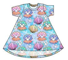 Load image into Gallery viewer, Pearly Mouse Ears Basic T-Shirt Dress