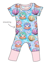 Load image into Gallery viewer, Pearly Mouse Ears Grow With Me Pants And Shorts Romper
