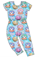 Load image into Gallery viewer, Pearly Mouse Ears Kids Ivy Pants Length Romper
