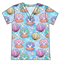Load image into Gallery viewer, Pearly Mouse Ears Ladies' Slouchy V-Neck Tee
