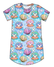 Load image into Gallery viewer, Pearly Mouse Ears Ladies' T-Shirt Dress