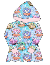 Load image into Gallery viewer, Pearly Mouse Ears Peplum Hoodie (or Crewneck)