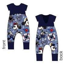 Load image into Gallery viewer, Cruise Crew Low Back Romper and Bubble Romper