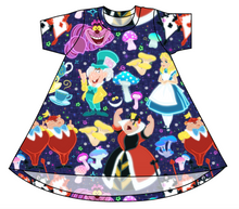 Load image into Gallery viewer, Down the Rabbit Hole Basic T-Shirt Dress