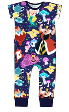 Load image into Gallery viewer, Down the Rabbit Hole Emmett Pants And Shorts T-Shirt Romper