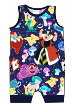 Load image into Gallery viewer, Down the Rabbit Hole Emmett Pants And Shorts T-Shirt Romper