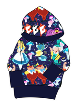 Load image into Gallery viewer, Down the Rabbit Hole Grow With Me Hoodie (or Crewneck)