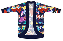 Load image into Gallery viewer, Down the Rabbit Hole Kids Cocoon Cardigan