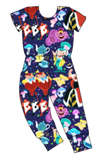 Load image into Gallery viewer, Down the Rabbit Hole Kids Ivy Pants Length Romper