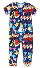 Load image into Gallery viewer, Down the Rabbit Hole Ladies T-Shirt Romper