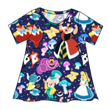 Load image into Gallery viewer, Down the Rabbit Hole Ladies' Swing Tee