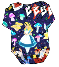 Load image into Gallery viewer, Down the Rabbit Hole Lap Neck Bodysuit