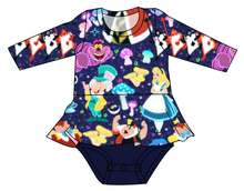 Load image into Gallery viewer, Down the Rabbit Hole Peplum Top