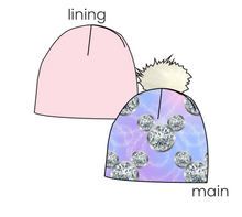 Load image into Gallery viewer, Diamond Ears Slouchy Beanie (Reversible!)