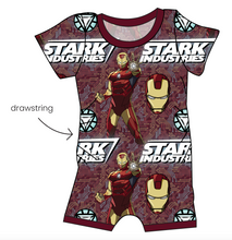 Load image into Gallery viewer, Iron Hero Grow With Me Pants And Shorts Romper