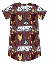 Load image into Gallery viewer, Iron Hero Ladies' T-Shirt Dress