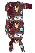 Load image into Gallery viewer, Iron Hero Newborn Knotted Gown