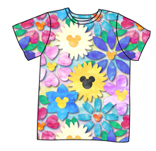 Load image into Gallery viewer, Mickey Flowers Basic Tee and Tank