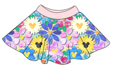 Load image into Gallery viewer, Mickey Flowers Circle Skirt