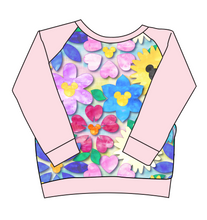 Load image into Gallery viewer, Mickey Flowers Classic Hoodie (or Crewneck)