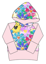Load image into Gallery viewer, Mickey Flowers Grow With Me Hoodie (or Crewneck)