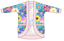 Load image into Gallery viewer, Mickey Flowers Ladies' Cocoon Cardigan