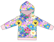 Load image into Gallery viewer, Mickey Flowers Ladies Oversized Hoodie