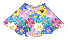 Load image into Gallery viewer, Mickey Flowers Ladies' Circle Skirt