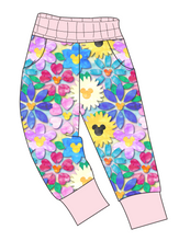 Load image into Gallery viewer, Mickey Flowers Ladies' Joggers and Jogger Shorts