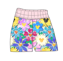 Load image into Gallery viewer, Mickey Flowers Ladies' Joggers and Jogger Shorts
