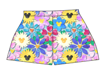 Load image into Gallery viewer, Mickey Flowers Ladies' Lounge Shorts