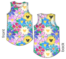 Load image into Gallery viewer, Mickey Flowers Ladies' Summer Tank