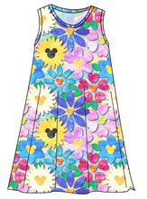 Load image into Gallery viewer, Mickey Flowers Ladies' Swing Dress