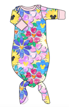 Load image into Gallery viewer, Mickey Flowers Newborn Knotted Gown