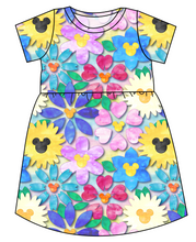 Load image into Gallery viewer, Mickey Flowers Play Dress