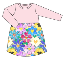 Load image into Gallery viewer, Mickey Flowers Play Dress