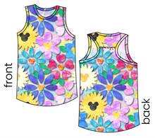 Load image into Gallery viewer, Mickey Flowers Summer Tank